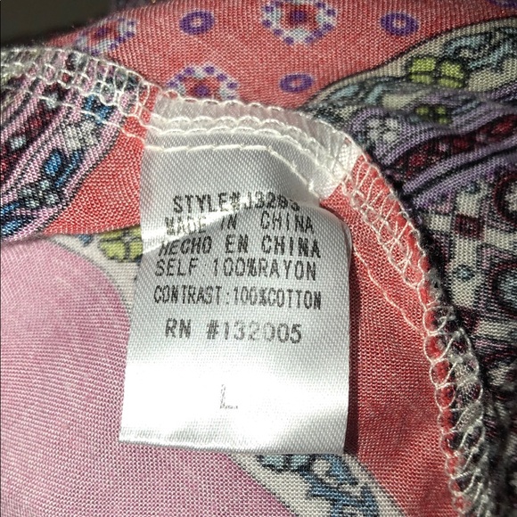 Entro Multi Collage Kimono w/Tassels,Size-Large - Picture 5 of 8